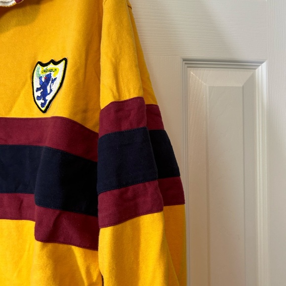 Daniel Cremieux Rugby Long Sleeve Collared Shirt Mens 2XL 100%Cotton Embroidered - Picture 16 of 16